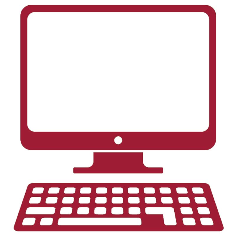 Computer red
