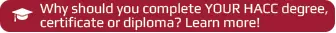 Why should you complete YOUR HACC degree?